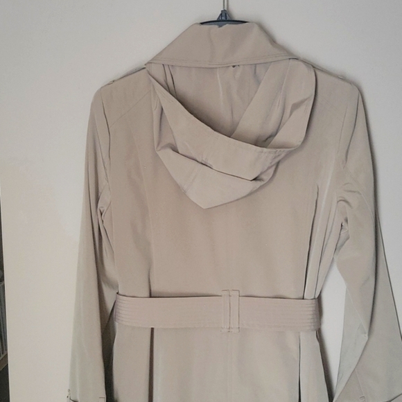 LONDON FOG Removable Hooded Midi Trench Coat Size S - Picture 6 of 8